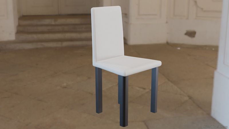 A simple fabric chair