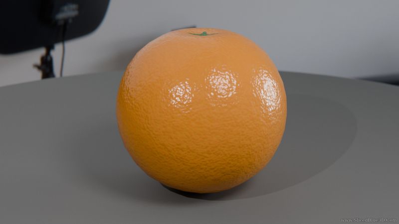 A Valencia orange