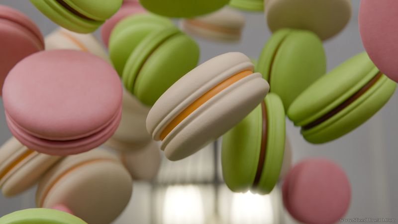 Macaron 3D model